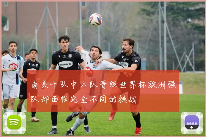 南美十队中六队晋级世界杯欧洲强队却面临完全不同的挑战