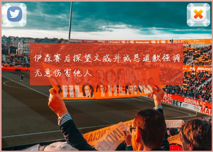 伊森赛后探望文威并诚恳道歉强调无意伤害他人